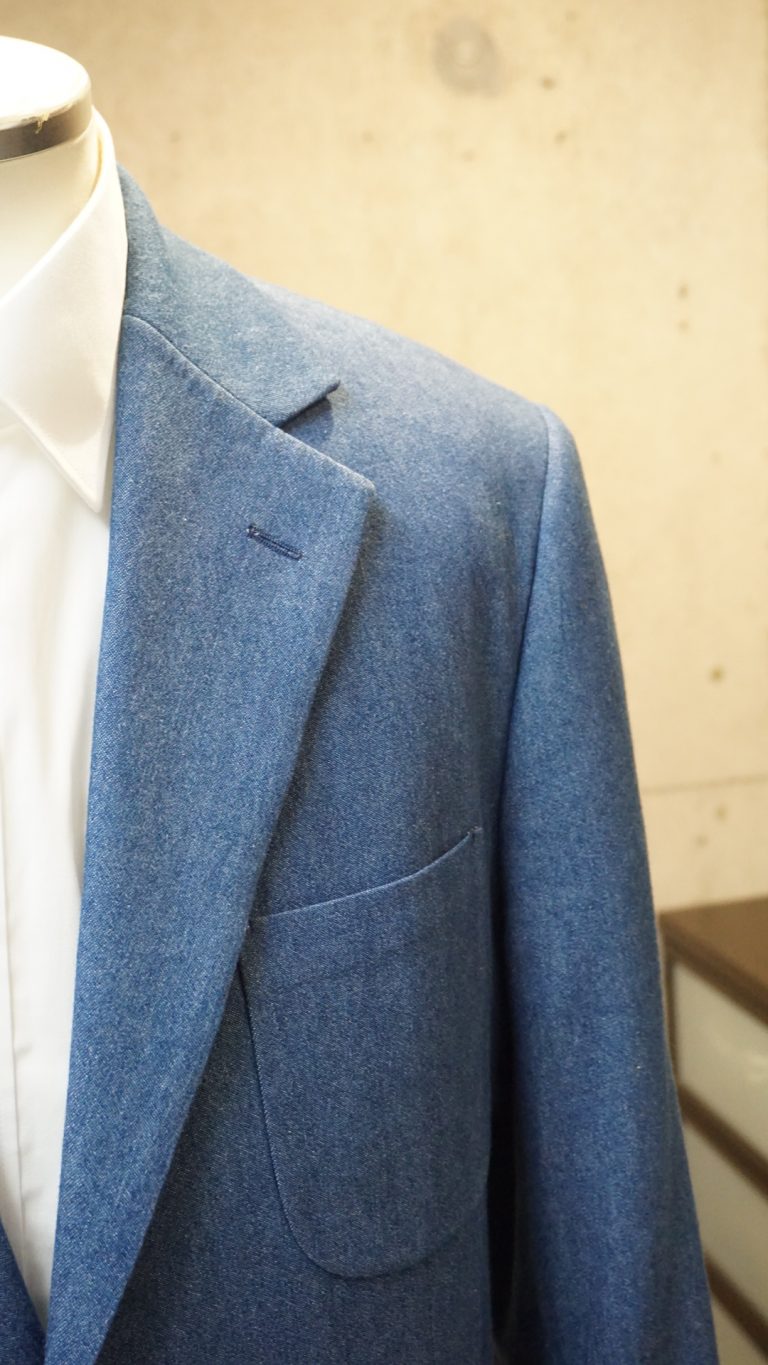 One-Wash Bleached Denim