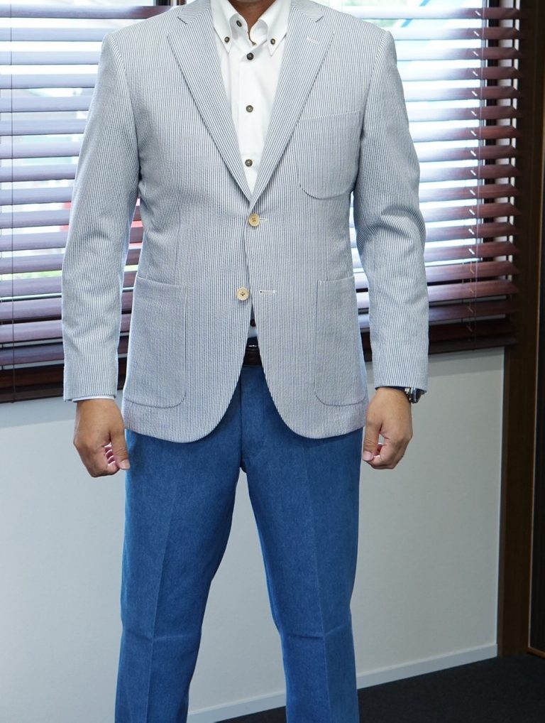 One-Wash Bleached Denim Jacket