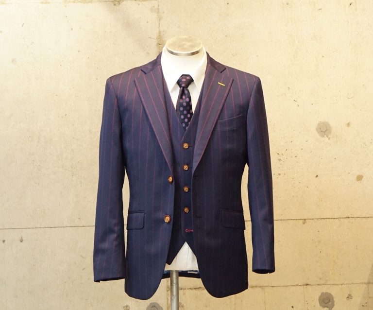 Striped Three-Piece Suit
