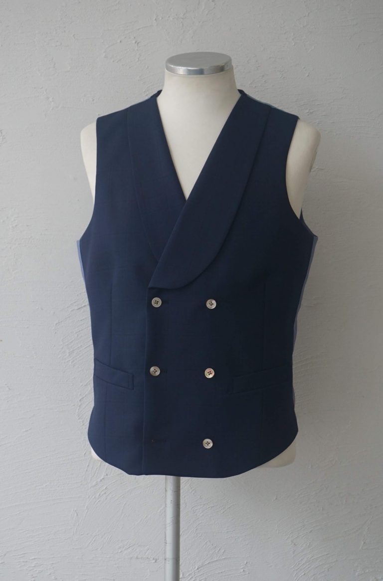 Shawl Collar Double-Breasted Waistcoat