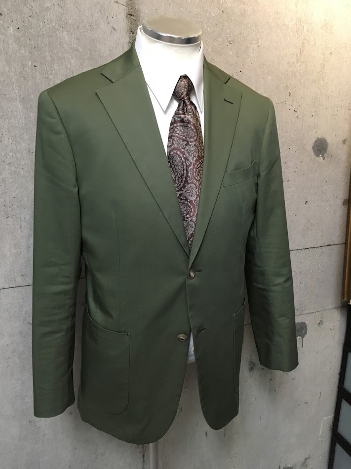 Olive Green Cotton Jacket